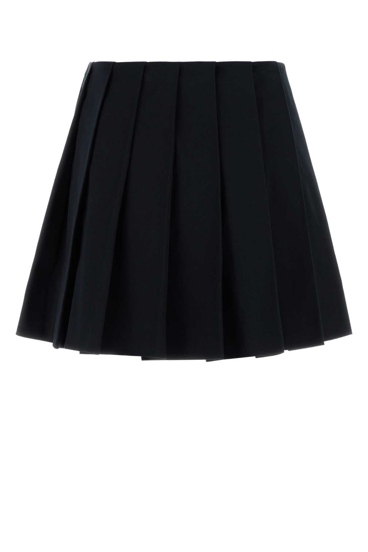 Prada Midnight Blue Drill Mini Skirt Size 26" / US 2 / IT 38 - 2 Thumbnail