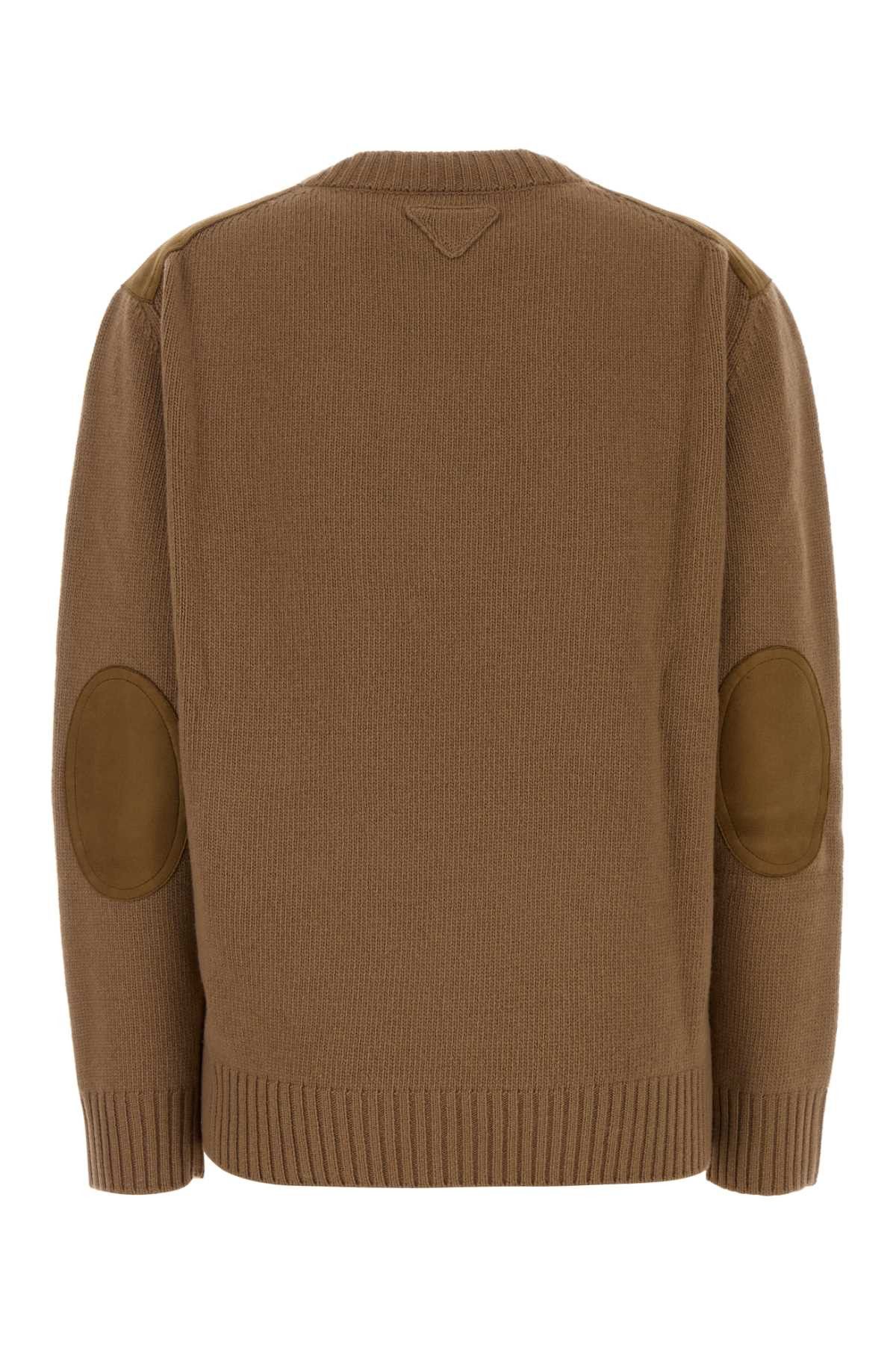 Prada Camel Wool Blend Sweater Size XS / US 0-2 / IT 36-38 - 2 Thumbnail