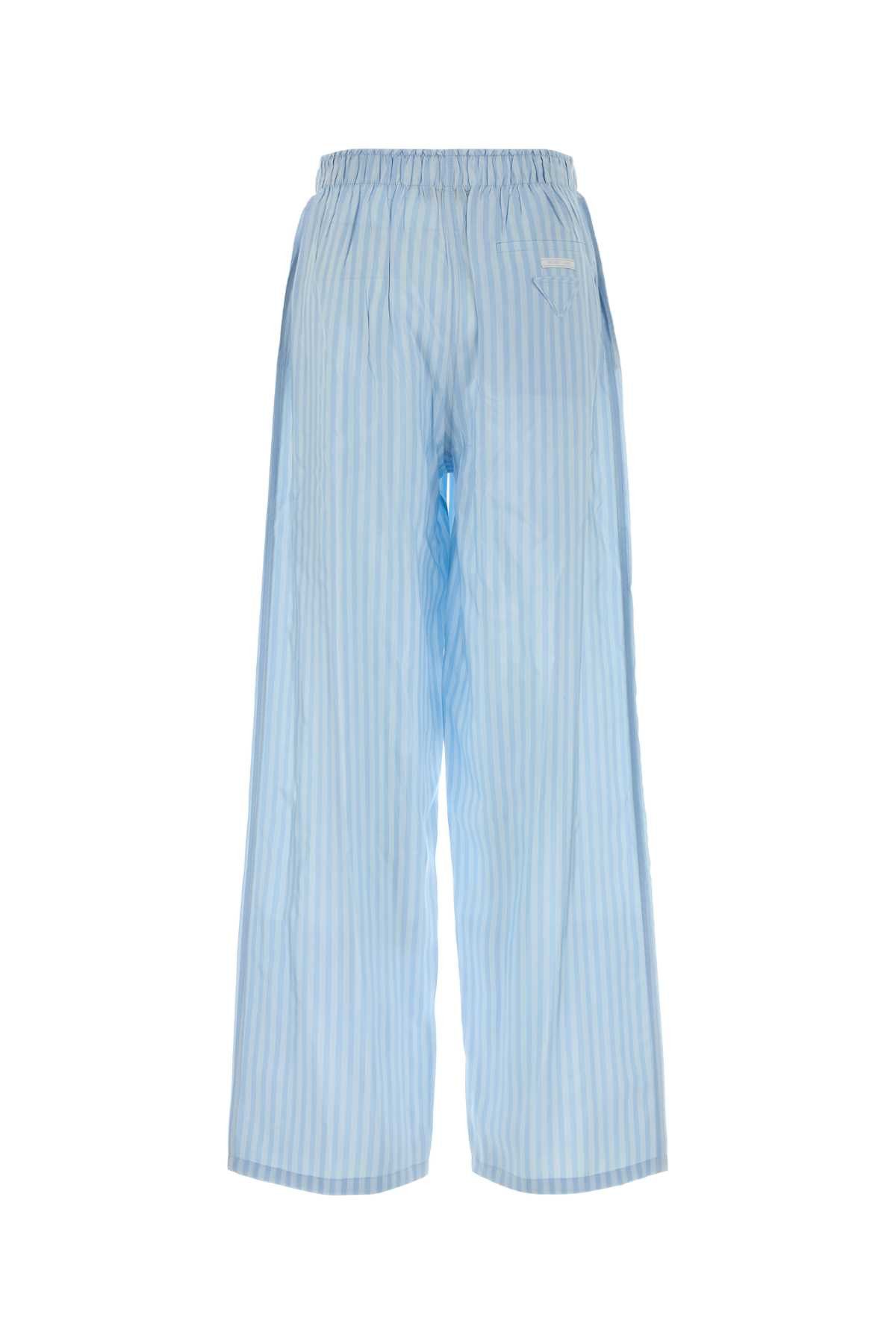 Prada Embroidered Silk Pyjama Pant Size 26" / US 2 / IT 38 - 2 Thumbnail