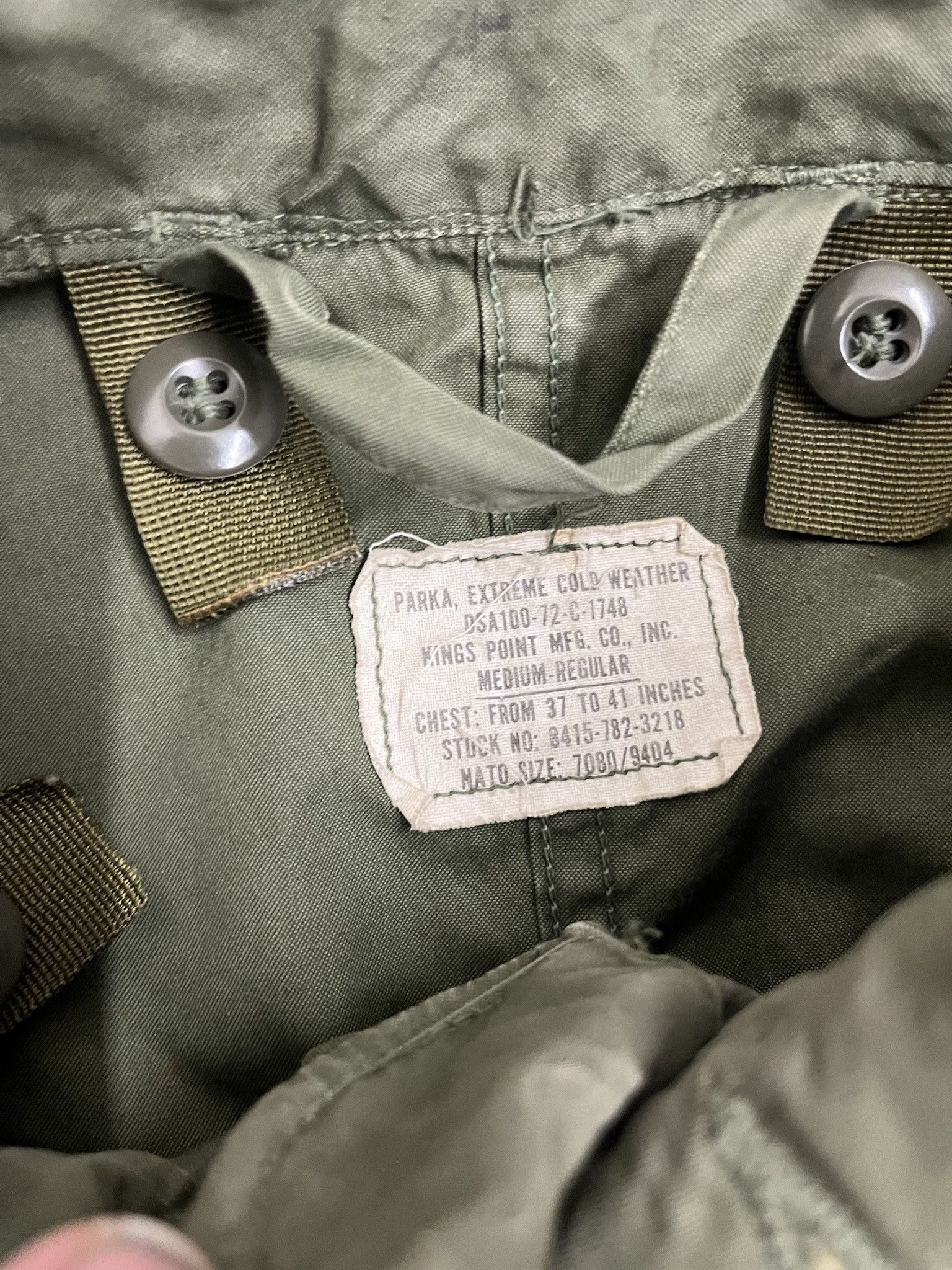 Vintage Vintage Military Fishtail Parka M-1951 Army Jacket Size M Size US M / EU 48-50 / 2 - 2 Thumbnail