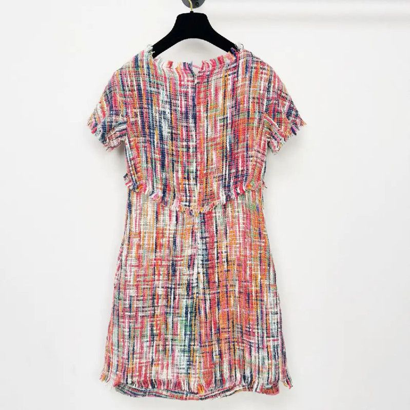 Chanel Chanel Multicolor Summer Dress for Women 0089 Size S / US 4 / IT 40 - 2 Thumbnail
