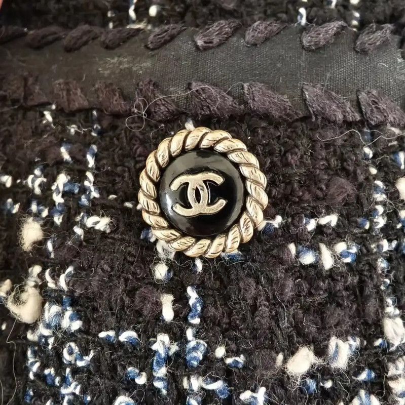 Chanel Chanel Short Sleeve Black Dress 0089 Size S / US 4 / IT 40 - 3 Thumbnail