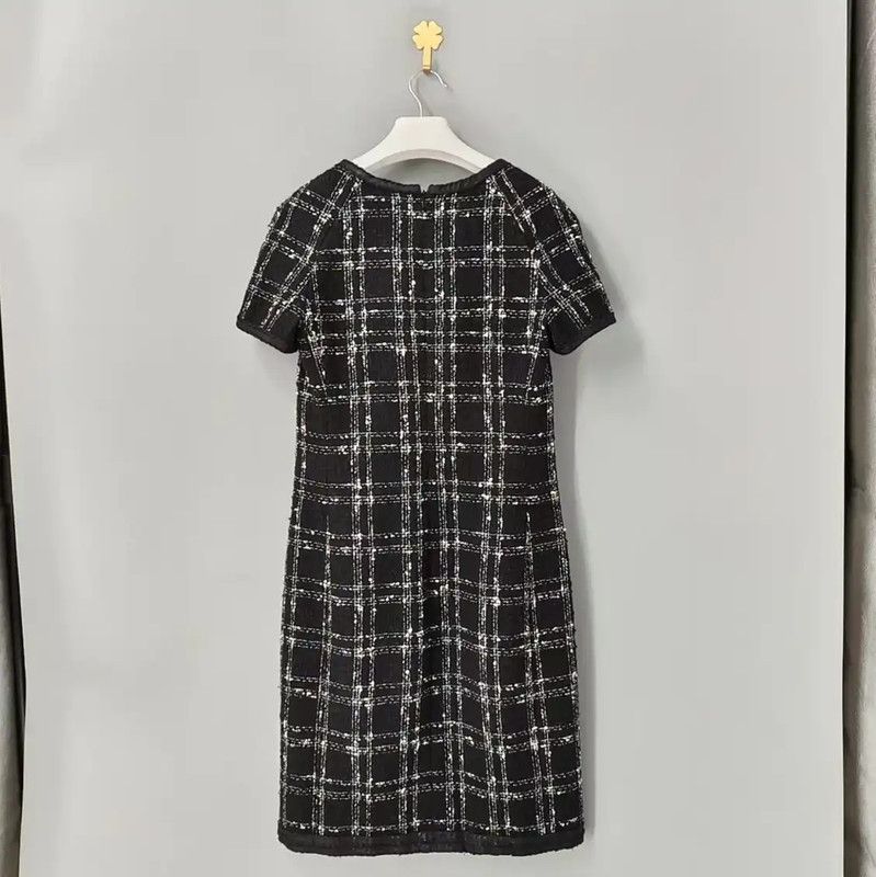 Chanel Chanel Short Sleeve Black Dress 0089 Size S / US 4 / IT 40 - 2 Thumbnail