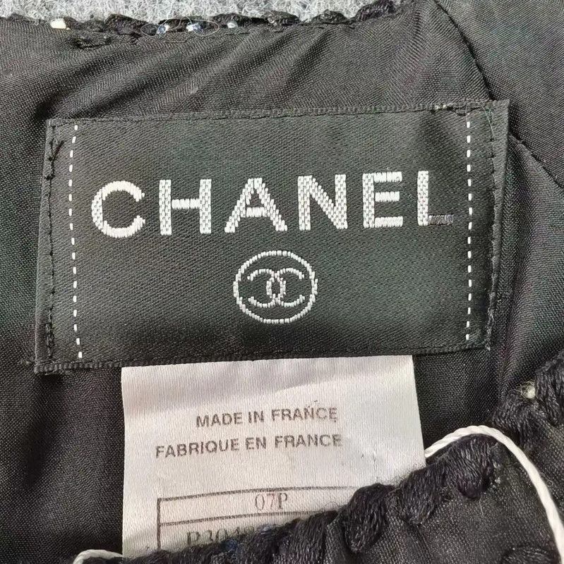 Chanel Chanel Short Sleeve Black Dress 0089 Size S / US 4 / IT 40 - 5 Thumbnail