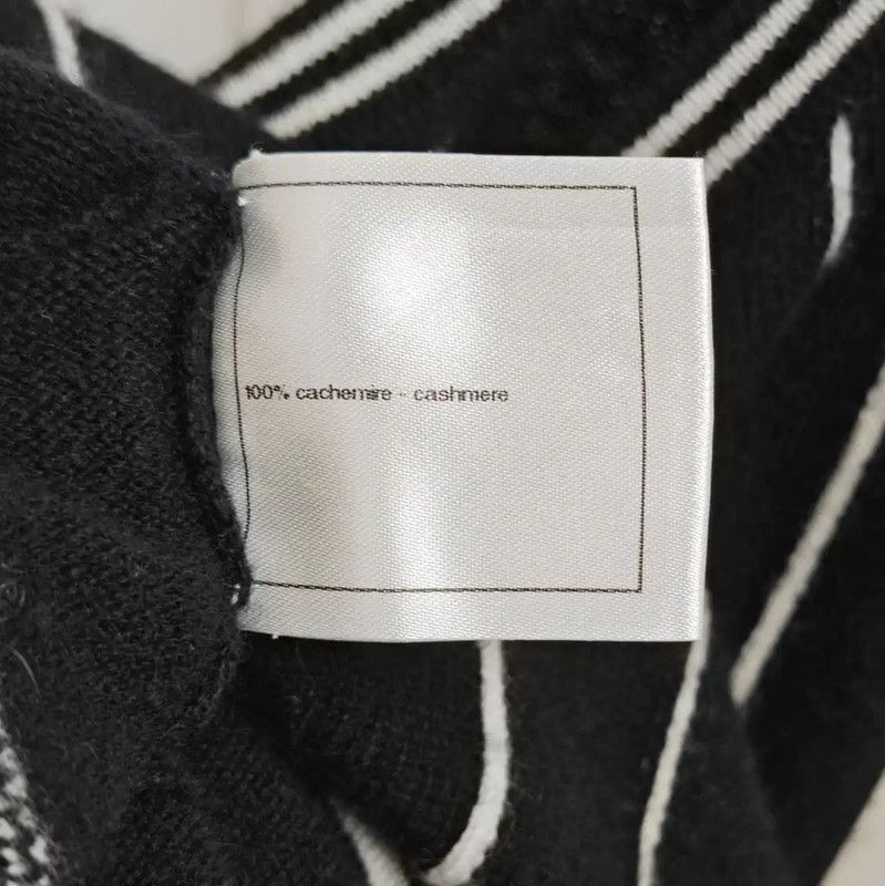 Chanel Chanel Black Striped Wool Short Sleeve Top 0089 Size S / US 4 / IT 40 - 8 Thumbnail