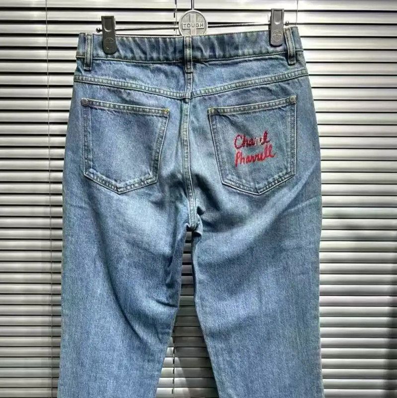 Chanel Chanel Blue Cotton Embroidered Jeans for Women 0089 Size 28" / US 6 / IT 42 - 5 Thumbnail