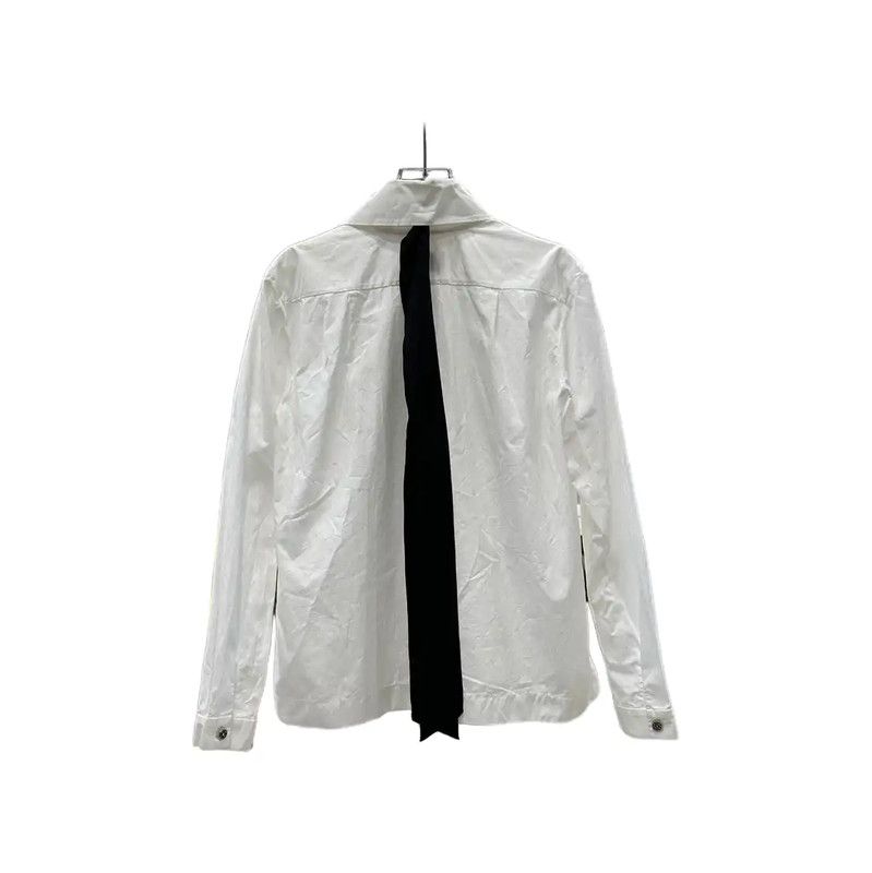 Chanel Chanel White Cotton Long Sleeve Shirt 0089 Size S / US 4 / IT 40 - 2 Thumbnail