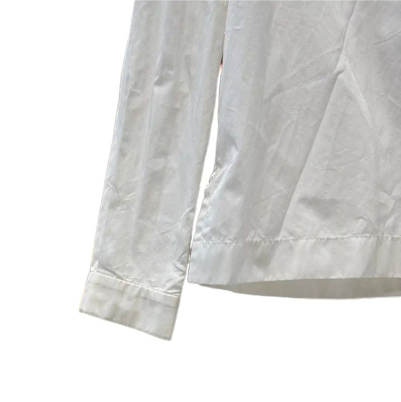 Chanel Chanel White Cotton Long Sleeve Shirt 0089 Size S / US 4 / IT 40 - 4 Thumbnail