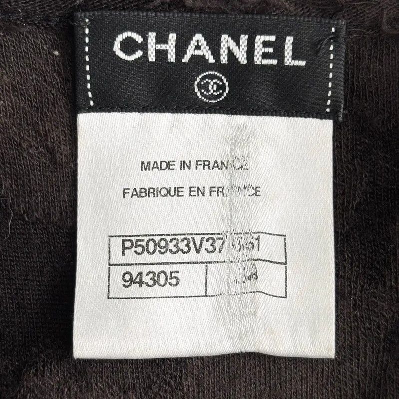 Chanel Chanel Gray Cotton Blend Dress 0089 Size S / US 4 / IT 40 - 4 Thumbnail