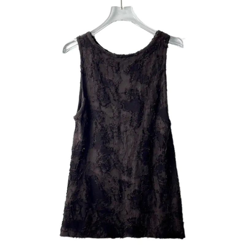Chanel Chanel Gray Cotton Blend Dress 0089 Size S / US 4 / IT 40 - 2 Thumbnail