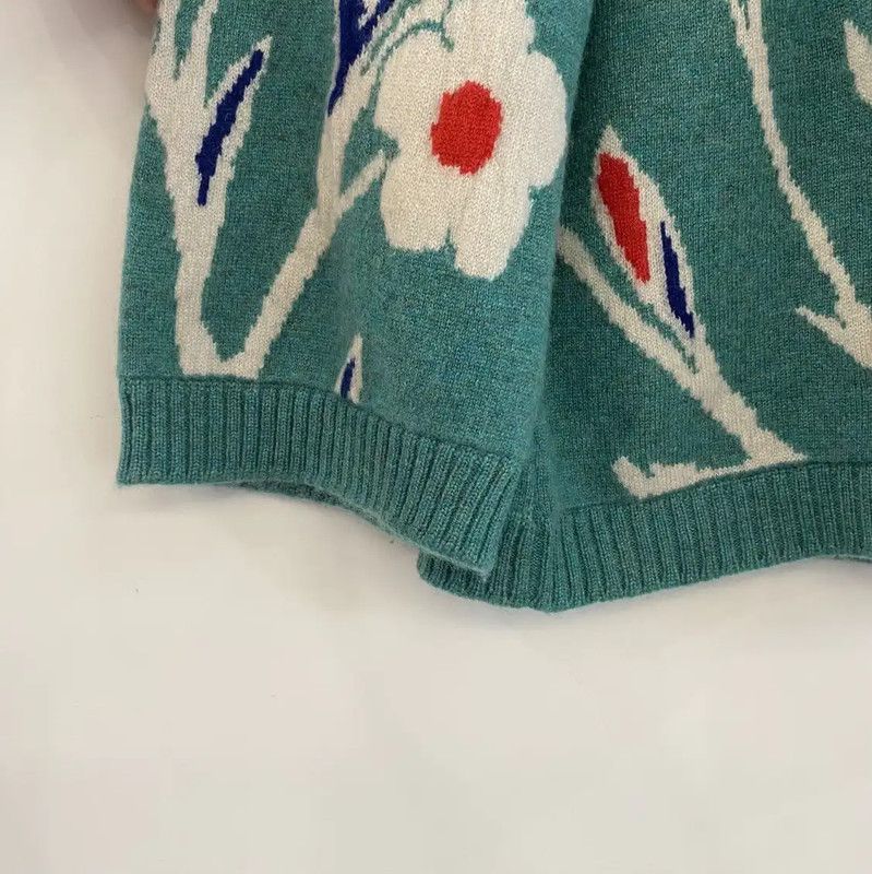 Chanel Chanel Spring Autumn Lake Blue Cashmere Sweater 0089 Size M / US 6-8 / IT 42-44 - 4 Thumbnail