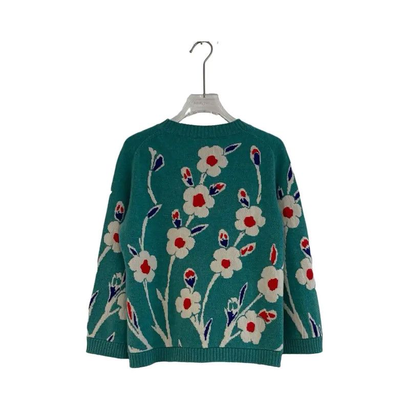 Chanel Chanel Spring Autumn Lake Blue Cashmere Sweater 0089 Size M / US 6-8 / IT 42-44 - 2 Thumbnail