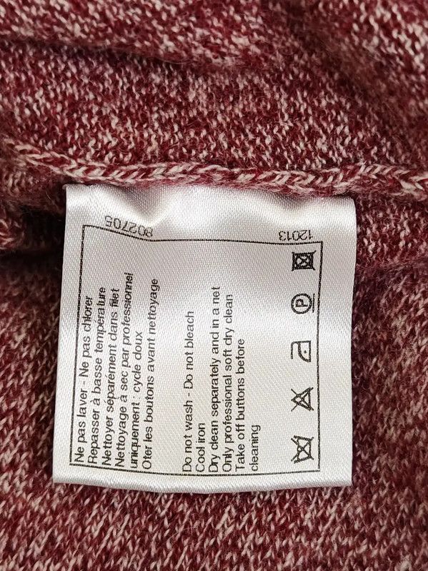 Chanel Chanel Red Cashmere Dress for Autumn 0089 Size S / US 4 / IT 40 - 7 Thumbnail