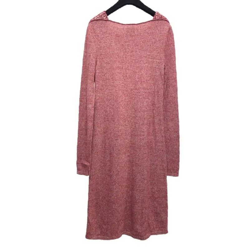Chanel Chanel Red Cashmere Dress for Autumn 0089 Size S / US 4 / IT 40 - 3 Thumbnail