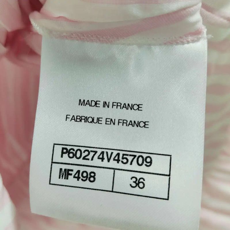 Chanel Chanel Pink Cotton Long Sleeve Shirt 0089 Size M / US 6-8 / IT 42-44 - 5 Thumbnail