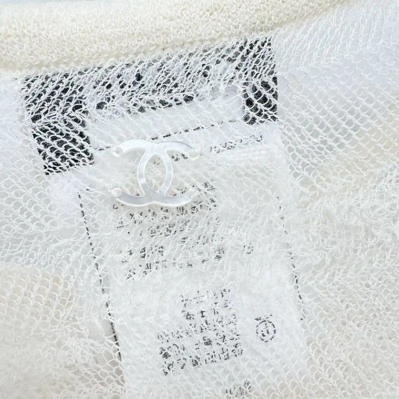 Chanel Chanel Beige Wool Long Sleeve Pullover Sweater 0089 Size S / US 4 / IT 40 - 5 Thumbnail