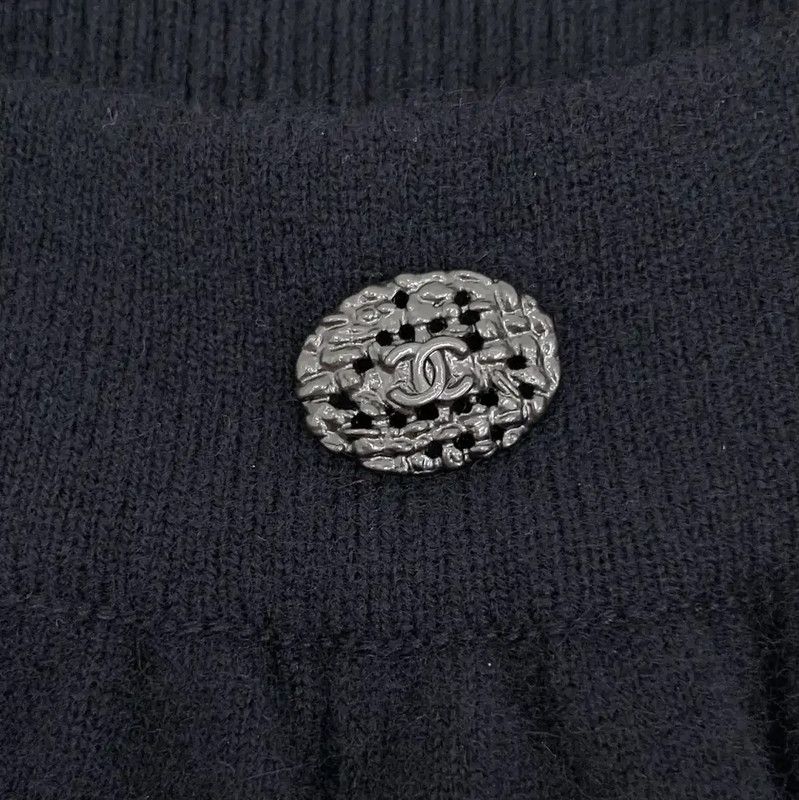 Chanel Chanel Black Wool Dress for Women 0089 Size XS / US 0-2 / IT 36-38 - 6 Thumbnail