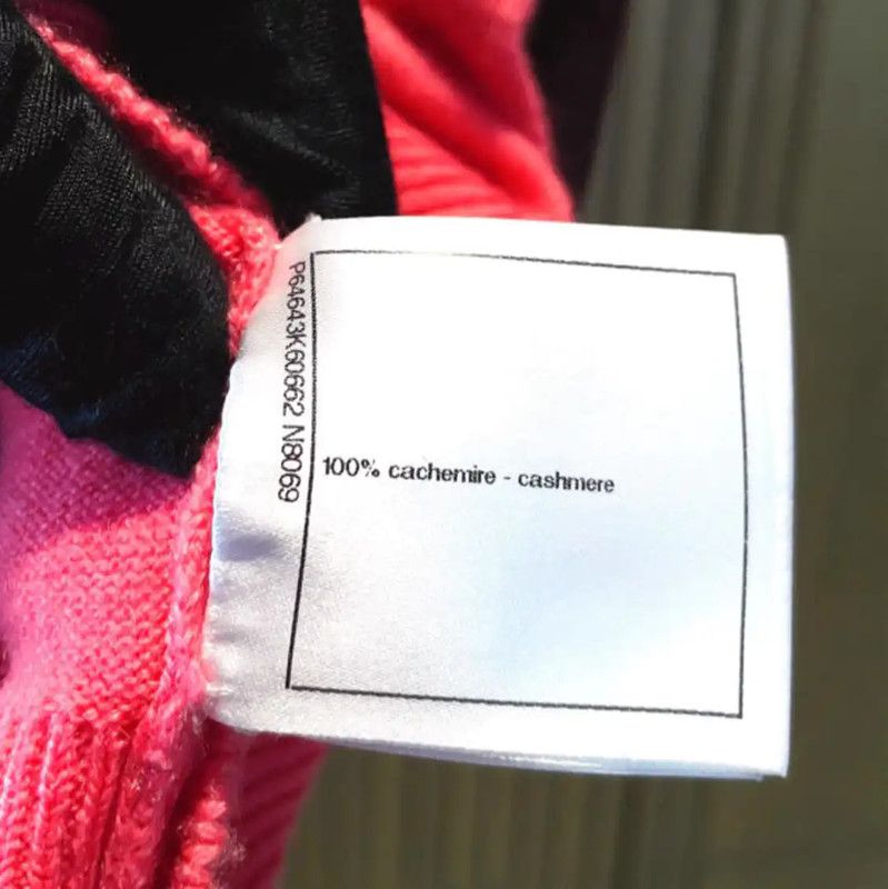 Chanel Chanel Pink Cashmere Pullover Sweater 0089 Size S / US 4 / IT 40 - 9 Thumbnail