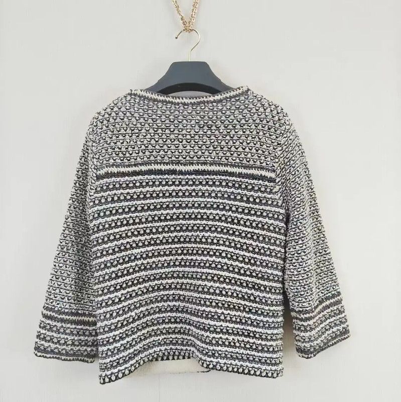 Chanel Chanel Multicolor Cotton Blend Cardigan 0089 Size M / US 6-8 / IT 42-44 - 2 Thumbnail