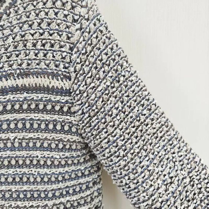 Chanel Chanel Multicolor Cotton Blend Cardigan 0089 Size M / US 6-8 / IT 42-44 - 4 Thumbnail