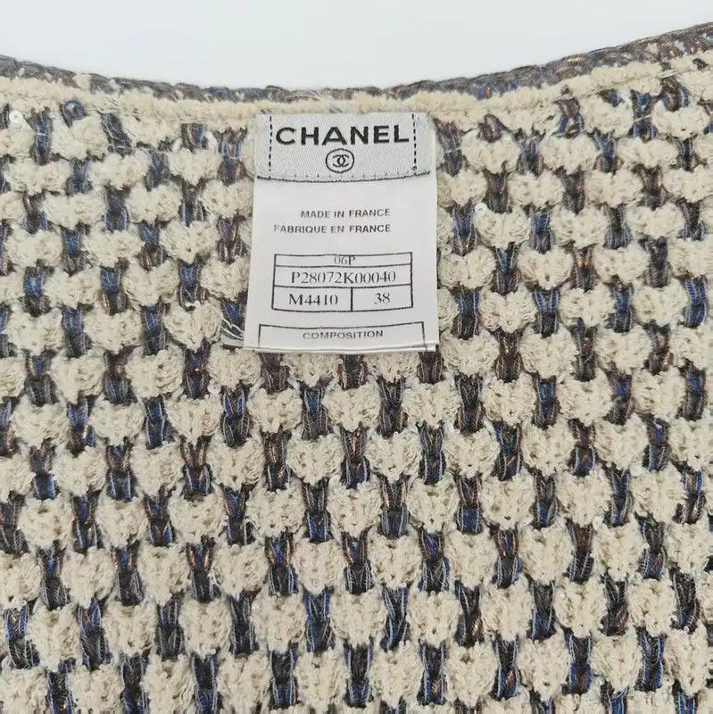 Chanel Chanel Gray Wool Blend Long Sleeve Sweater 0089 Size M / US 6-8 / IT 42-44 - 6 Thumbnail