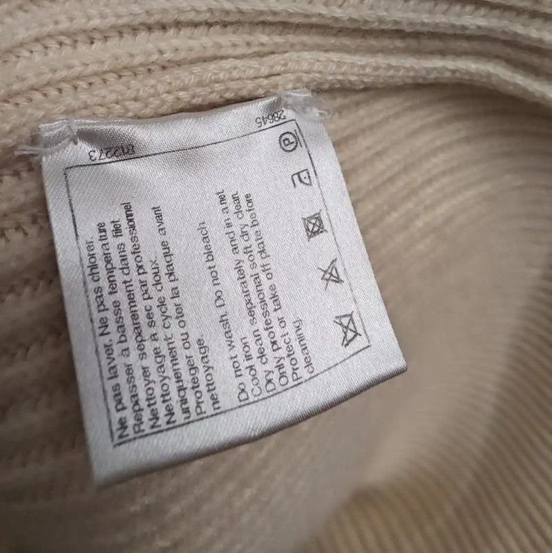 Chanel Chanel Winter Cream Cashmere Sweater 0089 Size L / US 10 / IT 46 - 10 Thumbnail