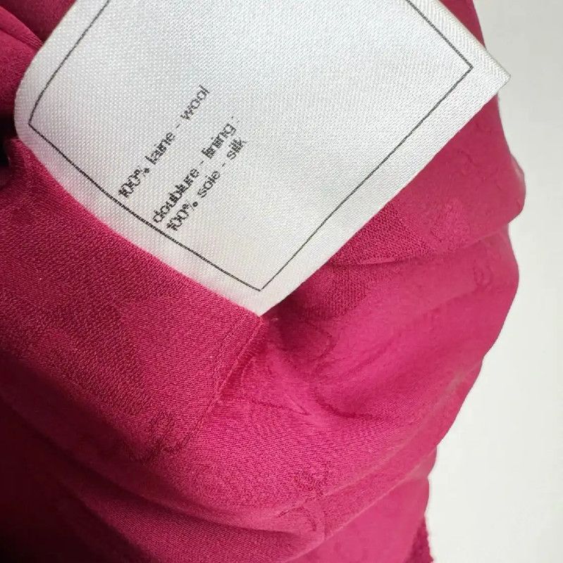Chanel Chanel Pink Women's Winter Coat 0089 Size S / US 4 / IT 40 - 7 Thumbnail