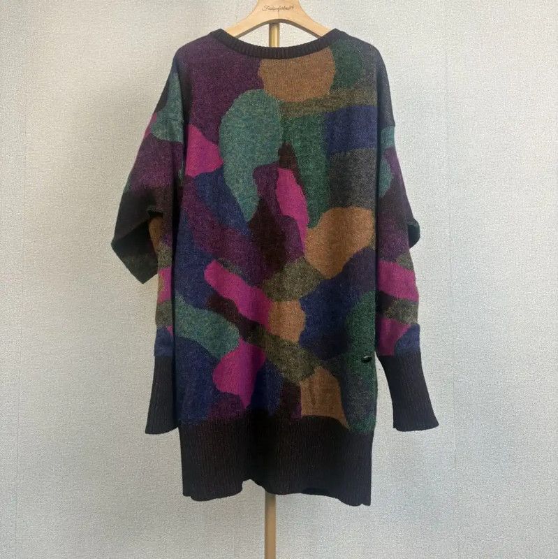 Chanel Chanel Color-Block Wool Pullover Sweater for Women 0089 Size M / US 6-8 / IT 42-44 - 2 Thumbnail