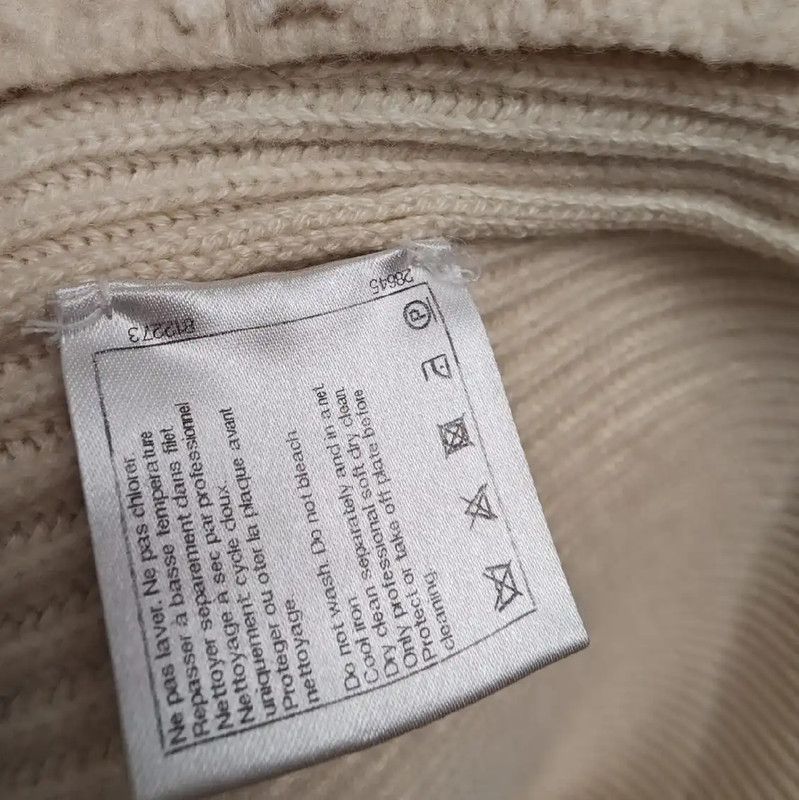 Chanel Chanel Cream Cashmere Long Sleeve Pullover Sweater 0089 Size L / US 10 / IT 46 - 8 Thumbnail
