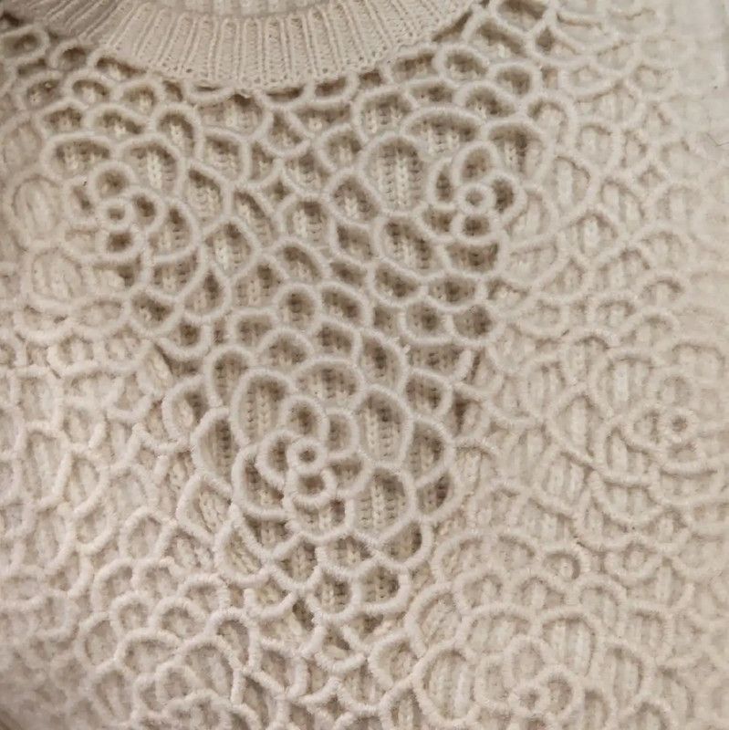 Chanel Chanel Cream Cashmere Long Sleeve Pullover Sweater 0089 Size L / US 10 / IT 46 - 6 Thumbnail