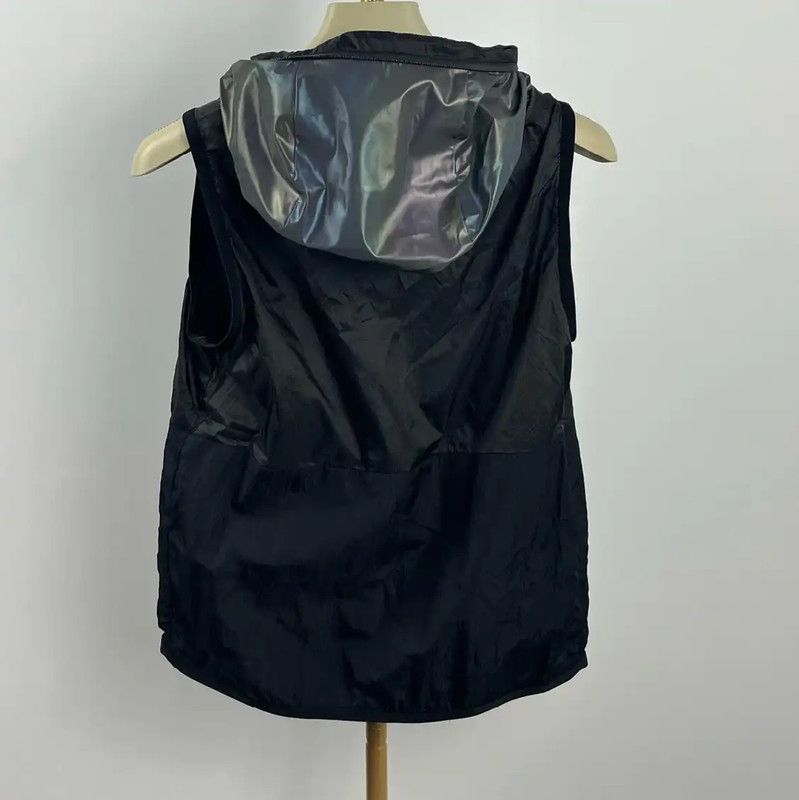 Chanel Chanel Black Women's Hooded Pullover Vest 0089 Size M / US 6-8 / IT 42-44 - 2 Thumbnail