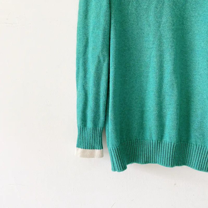 Chanel Chanel Green Cashmere Cardigan for Women 0089 Size S / US 4 / IT 40 - 6 Thumbnail