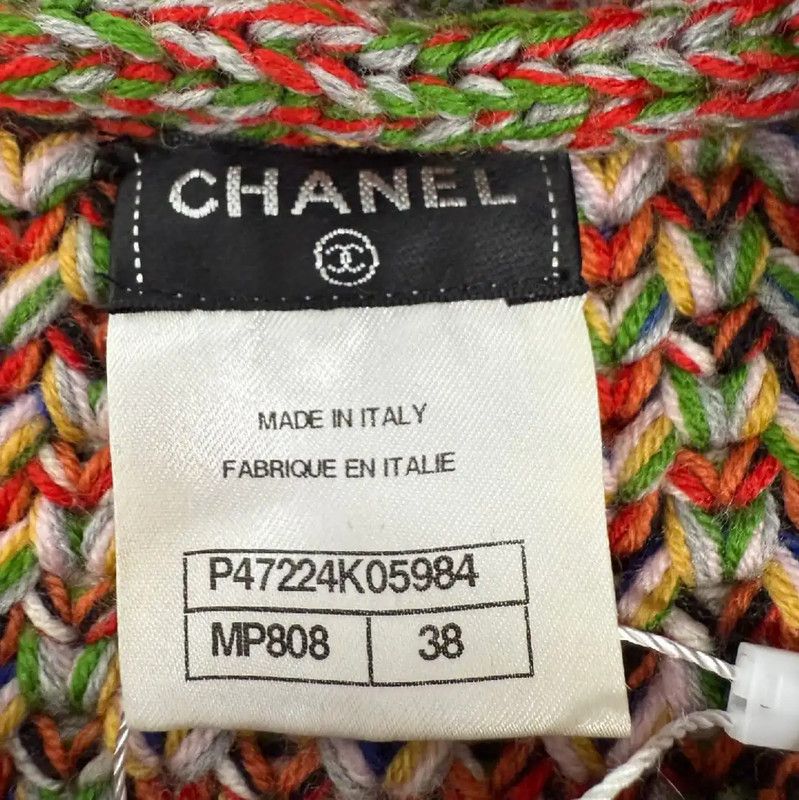 Chanel Chanel Multicolor Wool Pullover Sweater 0089 Size M / US 6-8 / IT 42-44 - 3 Thumbnail