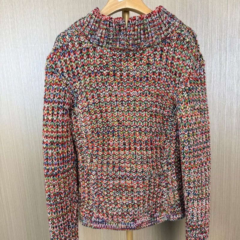 Chanel Chanel Multicolor Wool Pullover Sweater 0089 Size M / US 6-8 / IT 42-44 - 2 Thumbnail