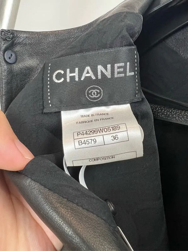 Chanel Chanel Black Polyester Dress for Women 0089 Size S / US 4 / IT 40 - 3 Thumbnail