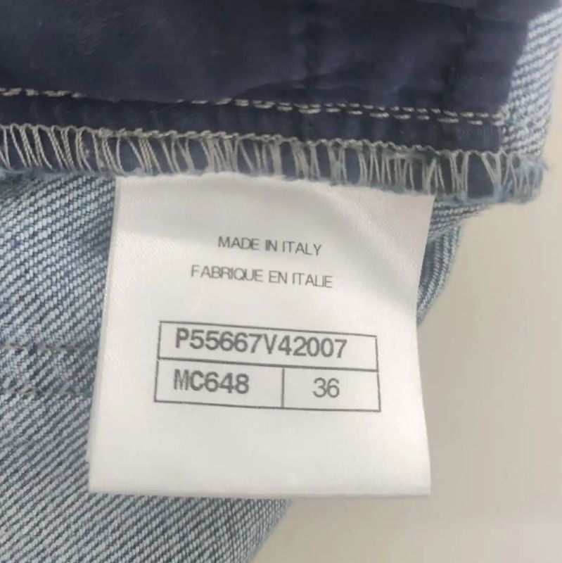 Chanel Chanel Colorblock Cotton Women's Jeans 0089 Size 23" - 4 Thumbnail