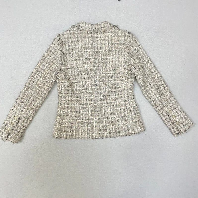 Chanel Chanel Cotton Fringed Jacket for Women 0089 Size XS / US 0-2 / IT 36-38 - 2 Thumbnail