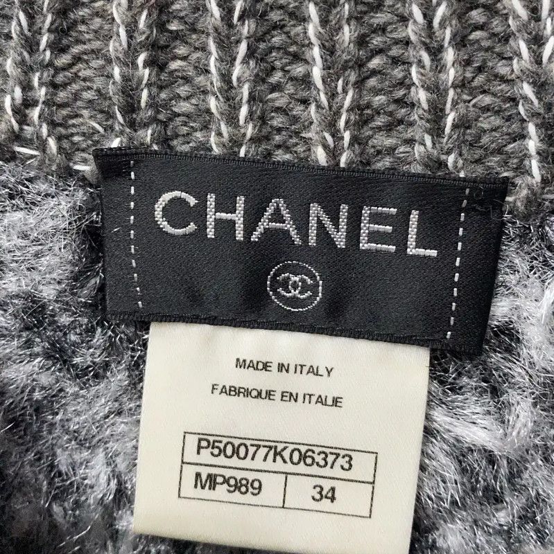 Chanel Chanel Color-blocked Long Sleeve Sweater 0089 Size ONE SIZE - 7 Thumbnail