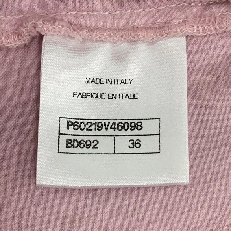 Chanel Chanel Pink Cotton Women's Denim Pants 0089 Size 23" - 8 Thumbnail