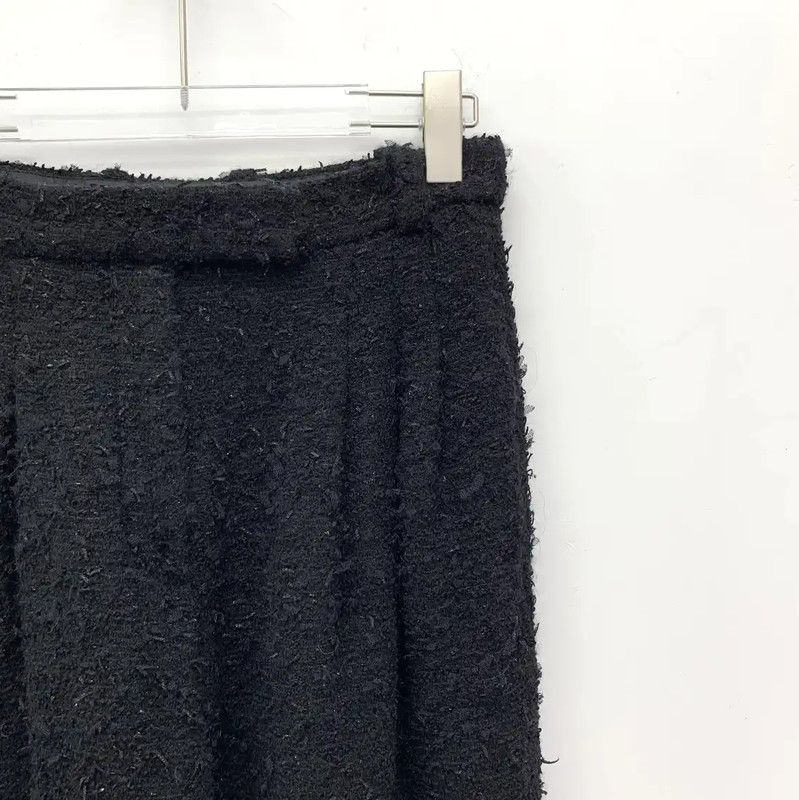 Chanel Chanel Black Wool Casual Pants for Women 0089 Size 23" - 3 Thumbnail