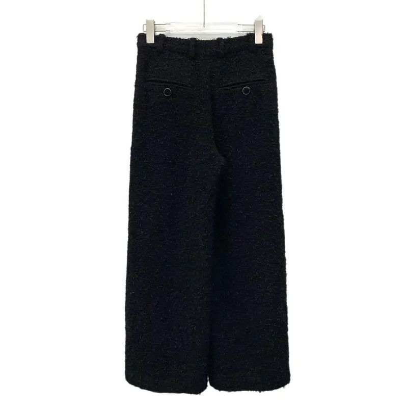 Chanel Chanel Black Wool Casual Pants for Women 0089 Size 23" - 2 Thumbnail