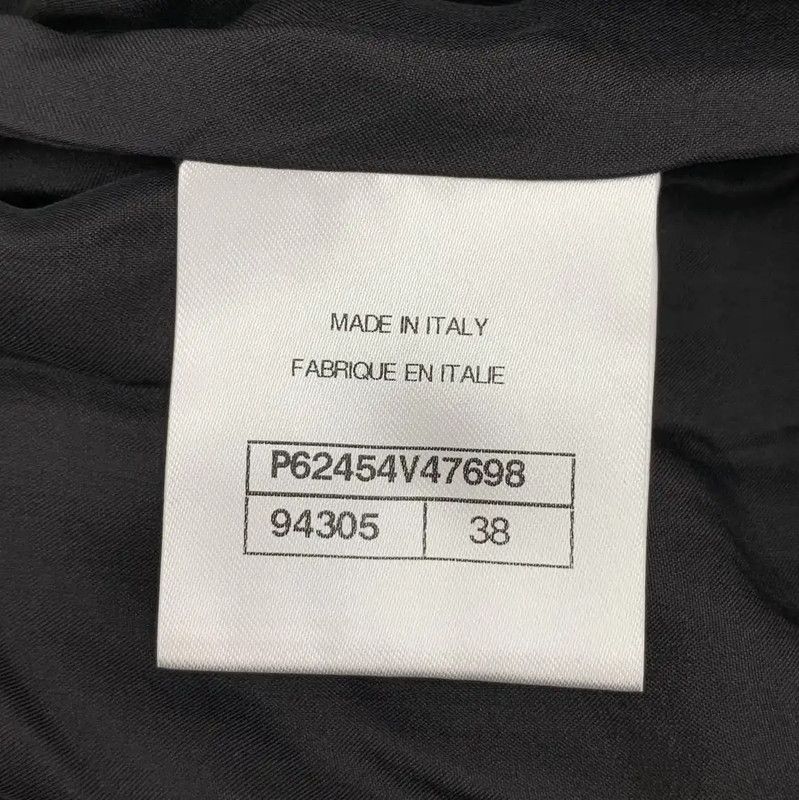 Chanel Chanel Black Wool Casual Pants for Women 0089 Size 23" - 7 Thumbnail