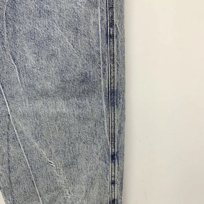 Chanel Chanel Light Blue Cotton Women's Denim Pants 0089 Size 23" - 4 Thumbnail
