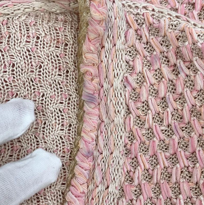 Chanel Chanel Pink Silk Cardigan for Women 0089 Size S / US 4 / IT 40 - 9 Thumbnail