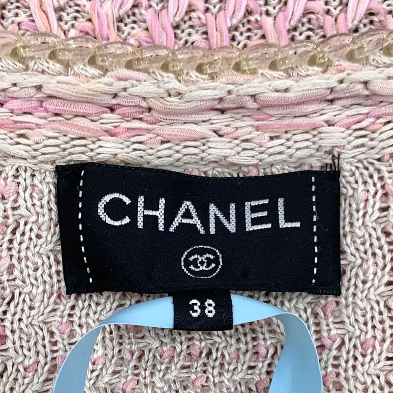 Chanel Chanel Pink Silk Cardigan for Women 0089 Size S / US 4 / IT 40 - 6 Thumbnail