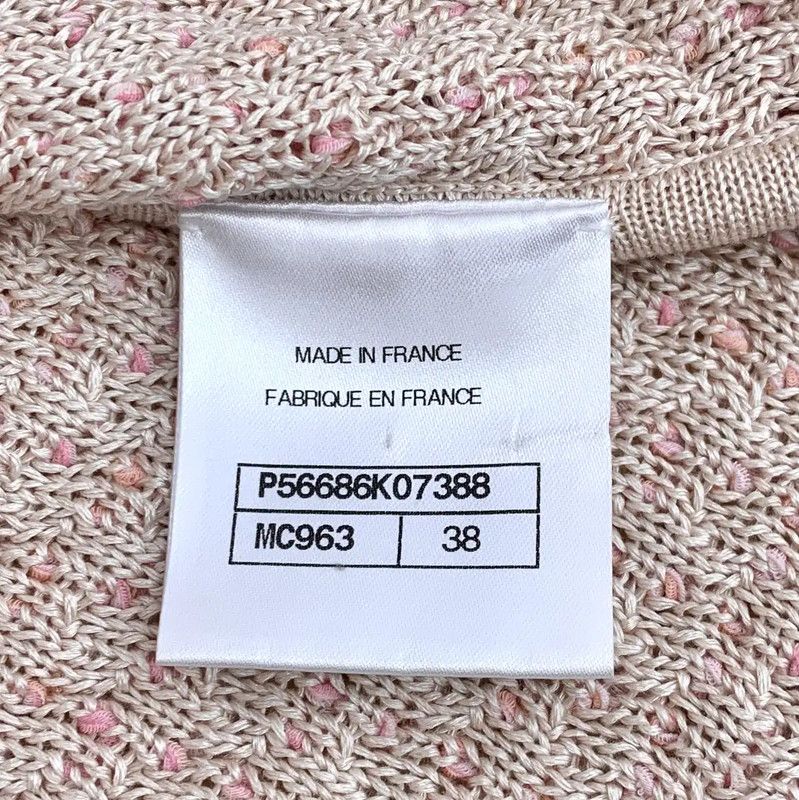 Chanel Chanel Pink Silk Cardigan for Women 0089 Size S / US 4 / IT 40 - 7 Thumbnail