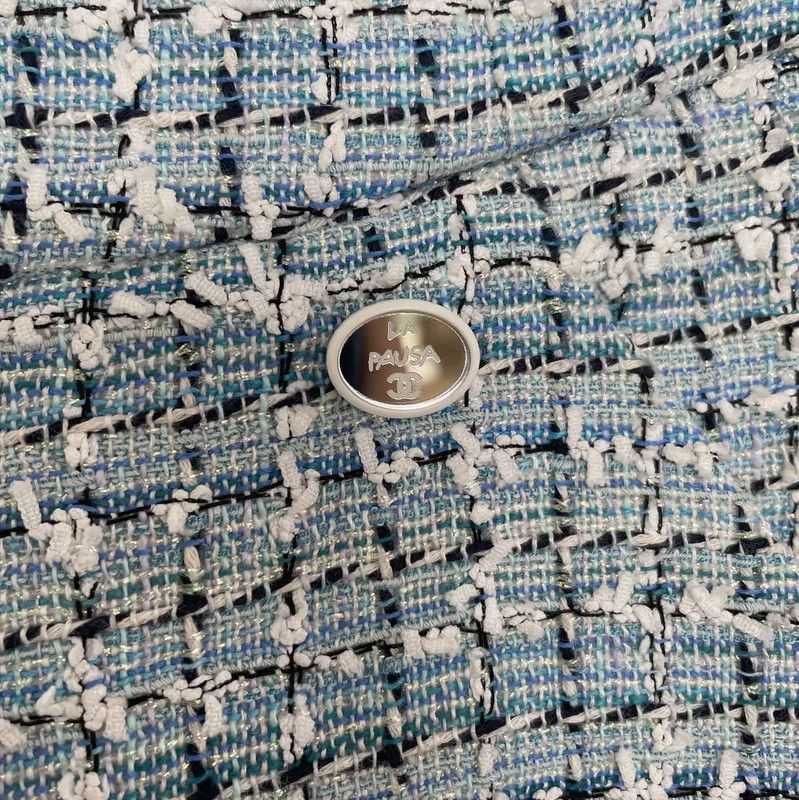 Chanel Chanel S Size Spring Autumn Blue Trousers 0089 Size 23" - 7 Thumbnail