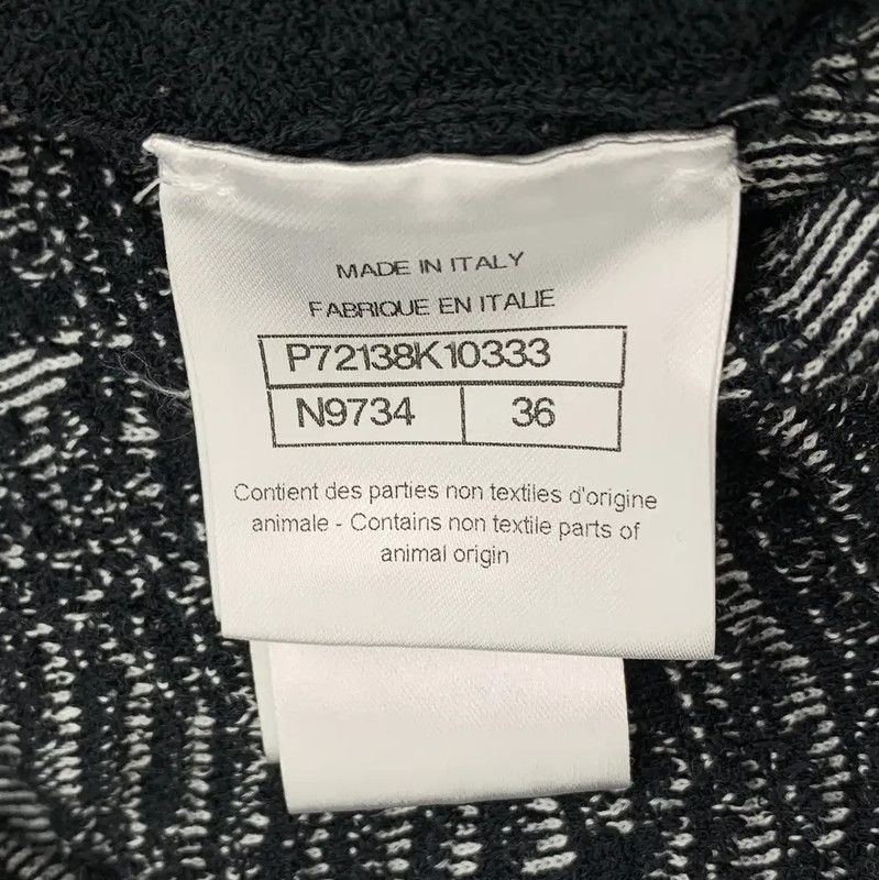 Chanel Chanel Black Cotton Women's Shorts 0089 Size 23" - 7 Thumbnail
