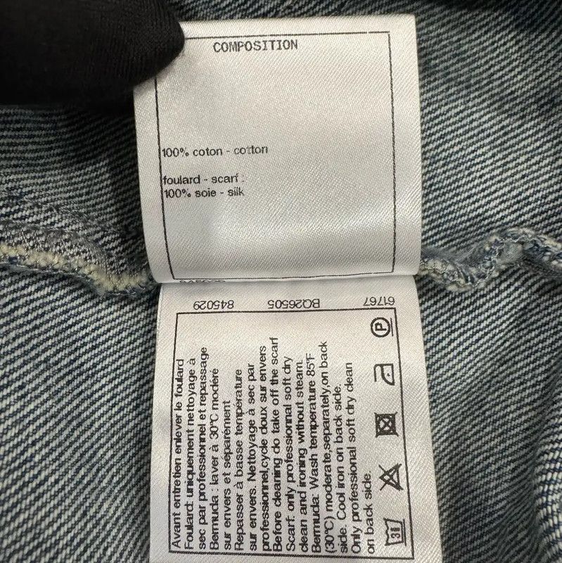Chanel Chanel Blue Denim Women's Jeans Size XS 0089 Size 23" - 8 Thumbnail