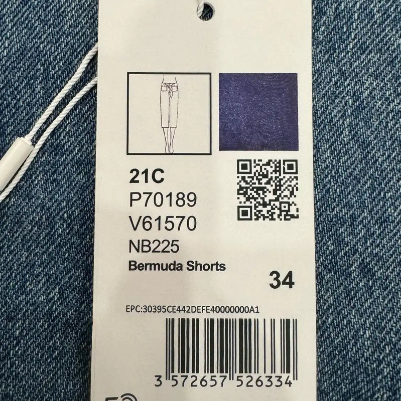 Chanel Chanel Blue Denim Women's Jeans Size XS 0089 Size 23" - 5 Thumbnail